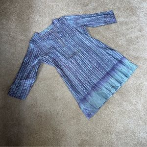 Purple Silk Tunic, in XL